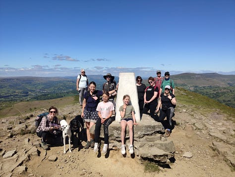 mountain scenes in the brecon beacons