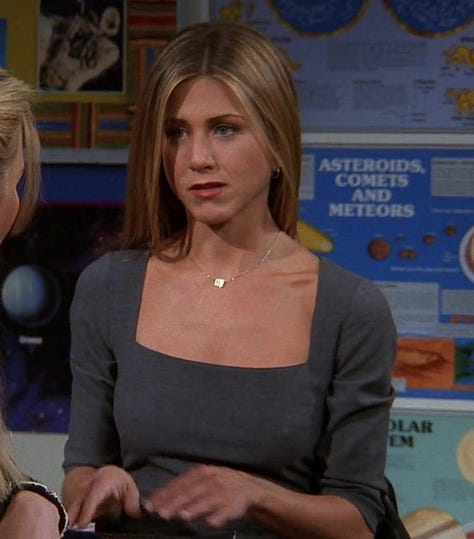 Top bandeau. Robe bustier. Corset. Bustier. Rachel Green. FRIENDS. 90s. 2000s. Y2K.