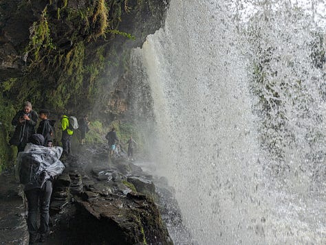 guided walk brecon beacons waterfalls