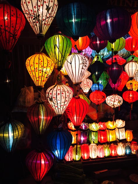 Vietnam food + Hoi An lantern shops