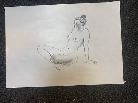 female nude life drawing cardiff