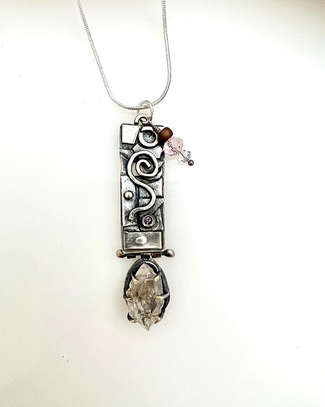 pictures of jewelry made out of scraps of sterling silver