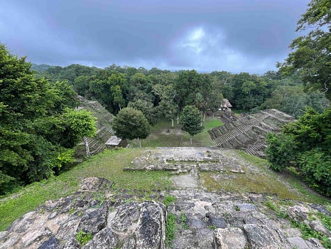 The ancient Mayan city