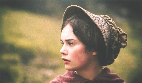 Fanny Price (Jane Austen's "Mansfield Park"), Anne Elliot (Jane Austen's "Persuasion"), and Jane Eyre (Charlotte Bronte)