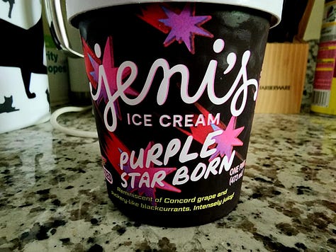 Purple Star Born - Jenis Concord Grape and Black Currant Ice Cream!