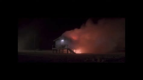 smoky, atmospheric images from David Lynch's Instinct of Life commercial and Lost Highway