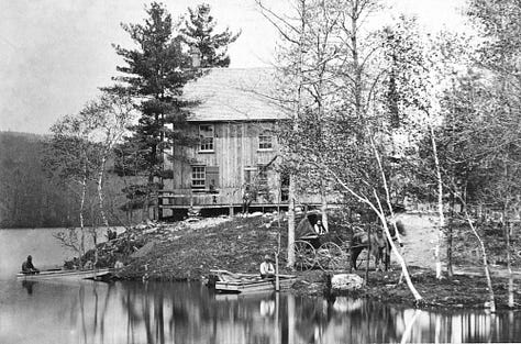 Images of the Cliff House over the years at Prospect Lake in Egremont, Massachusetts.