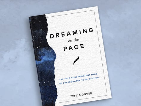 Book covers for The Little Deck of Dreams, Dreaming on the Page and more books by Tzivia