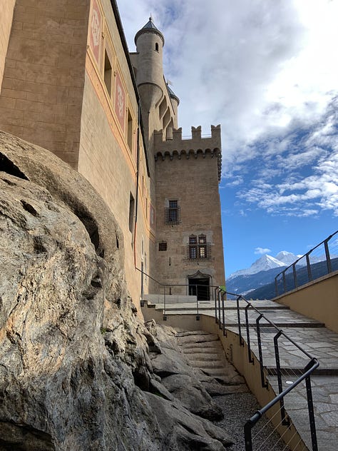 Castle of Saint-Pierre, a true gem of Valle D'Aosta, with Fénis is the most scenic castle of the region
