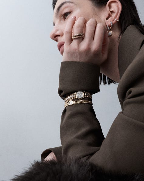 Jewels from the Medusa collection by Lucy Delius