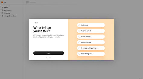 Winning onboarding screens