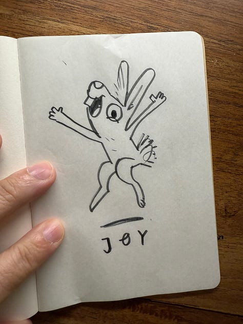 Drawing a bunny with 3 emotions focusing on he whole body