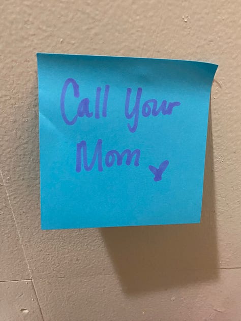 post-its from a bathroom wall