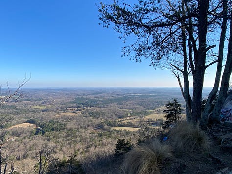 Stunning views from the top of Mt. Currahee