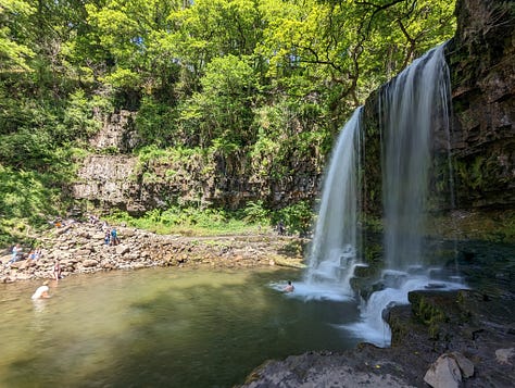 walking the waterfalls of the brecon beacons