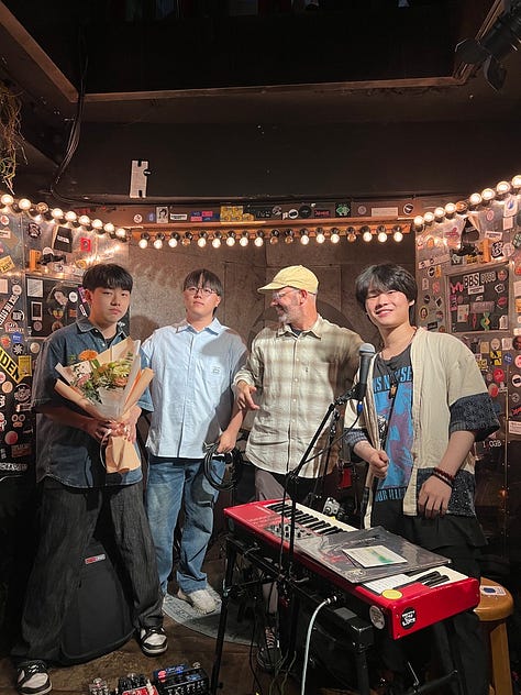 Pretty City Lights perform at Jebi Dabang, Hapjeong, Seoul, South Korea, June 13, 2025
