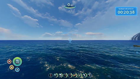 Screenshots of Subnautica.