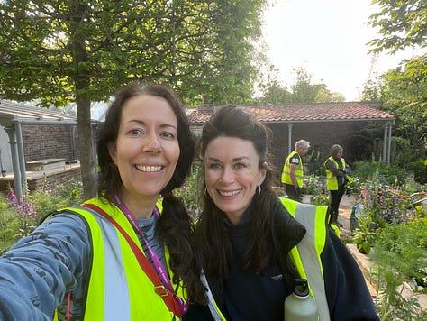 A series of photos of me with some of my planting & Chelsea Flower Show buddies!