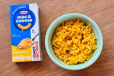 boxed vegan mac and cheese