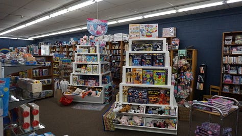 Brace Books & More is stocked with books, gifts, home goods and unique items and is locally-owned by Tara Anson