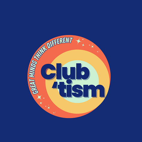 Autistic podcast autism affirming t-shirts mugs and stickers