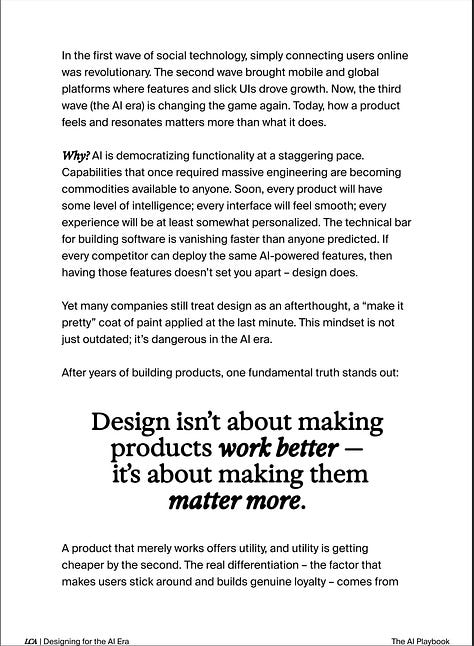 Design in the AI age. A must read i.m.o!