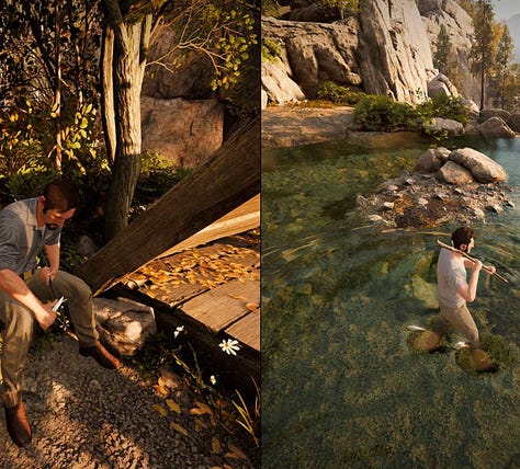 screen grabs of a way out