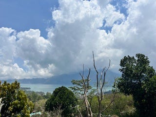 scenery from a village with nature 