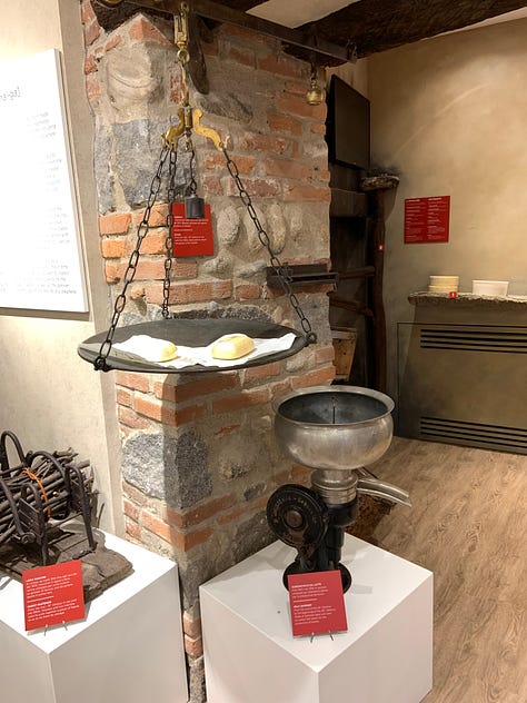Botalla cheese dairy part of MeBo museum in Biella (Italy)