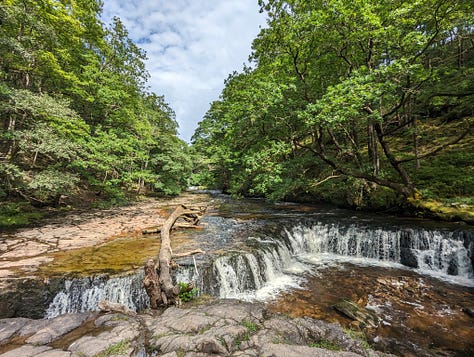 guided walk waterfalls brecon beacons