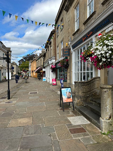 9 photos - views of The High Street, Corsham, Wiltshire Images: Roland's Travels