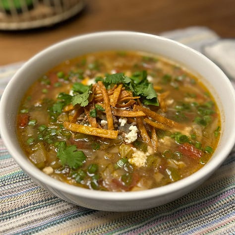 A collage of all the different soups we've made this summer.