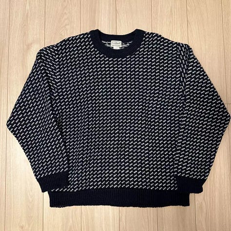 L.L.Bean vintage sweater