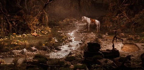 A Warrior Boy and His White Horse, The NeverEnding Story (1984)