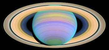 Saturn and the Rainbow