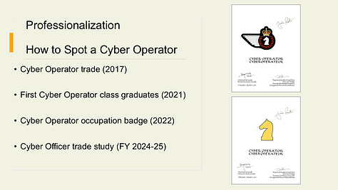 Slides 10 to 18 of presentation