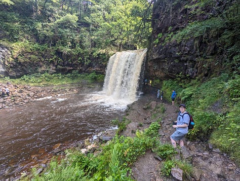 guided walk of the Brecon Beacons waterfalls