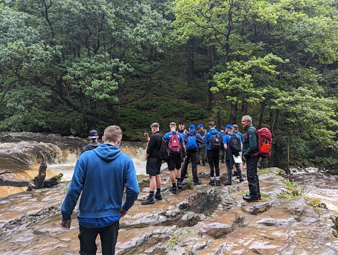 guided walk of the Brecon Beacons waterfalls