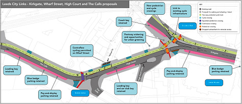 Cross sections and technical drawings for different areas of the Leeds City Links project. Substack doesn't allow me to do alt text for each image in a gallery, so i recommend going to the Leeds City Council website for more detailed descriptions