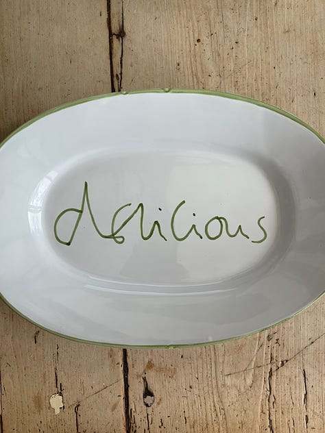 Fabulous "Delicious" platter is available at Daylesford