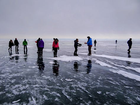 Lake Baikal winter