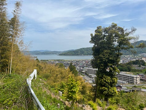 Mountain scenes near Amanohashidate