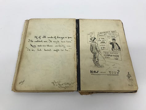 Wartime book sold at auction on Tyneside