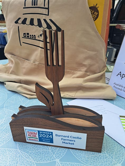 Farmers Market of the Year UK award, Barnard Castle