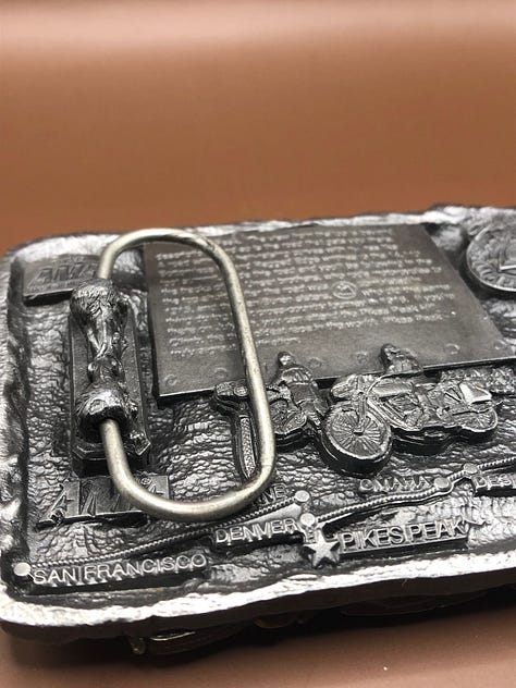 Pikes Peak Limited Edition Motorcycle Belt Buckle