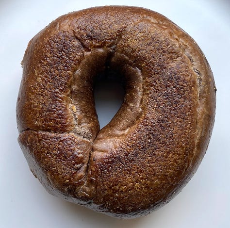 Westman's pumpernickel bagel