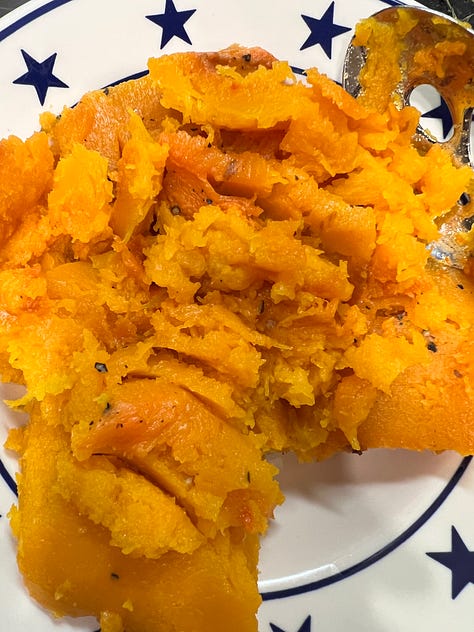 Roasted butternut squash