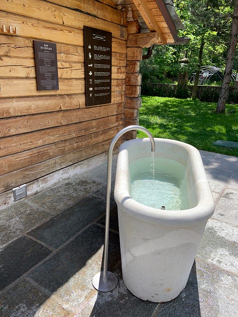 Italian Thermal Baths at the Foot of Mont Blanc in Pré-Saint-Didier