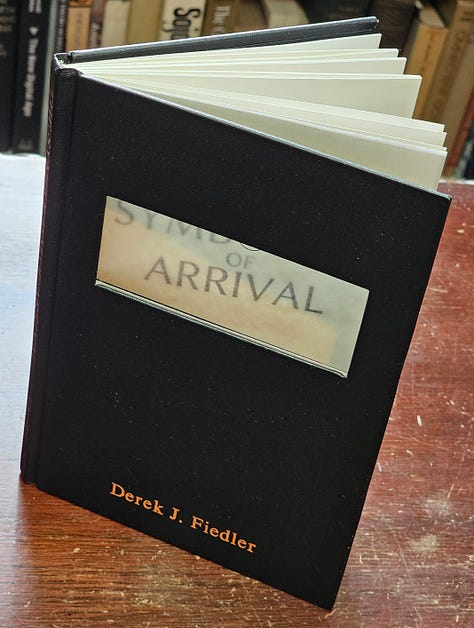 Photos of the prototype of 'Arrival & Exodus' deluxe harcover by Derek J Fiedler and Colin Miller
