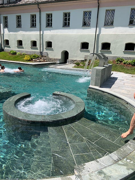 Italian Thermal Baths at the Foot of Mont Blanc in Pré-Saint-Didier